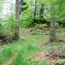 Bänkelsteg, Wallanlage