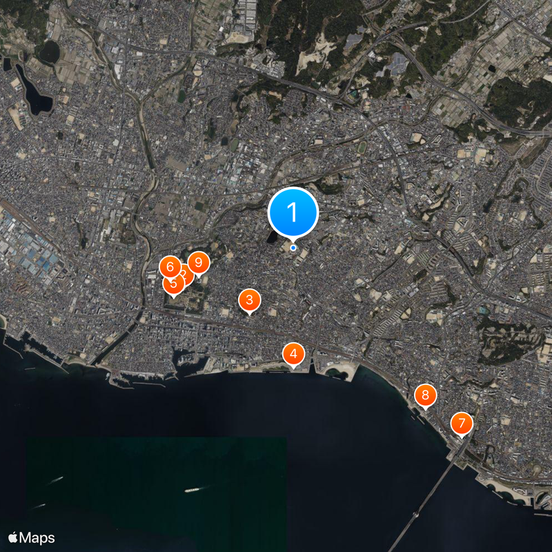 兵庫県立明石高等学校 Map
