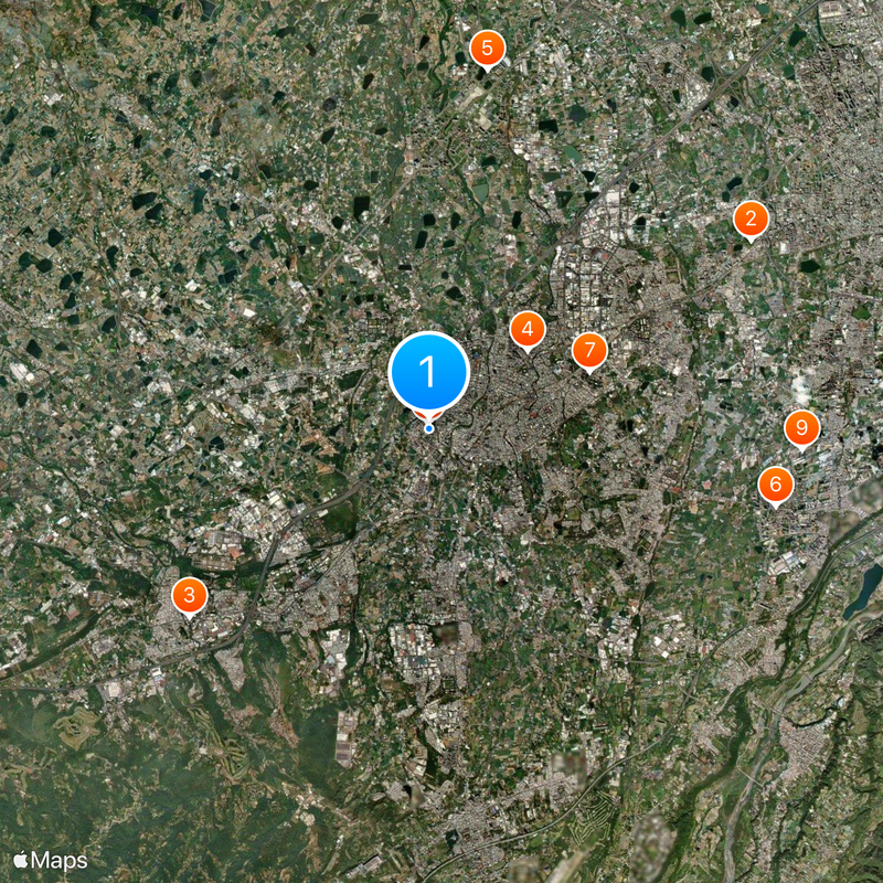 Landseed International Hospital Map
