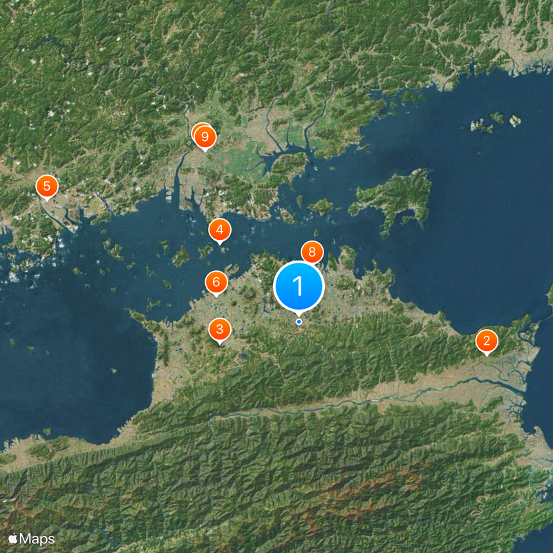 Sanuki Province Map