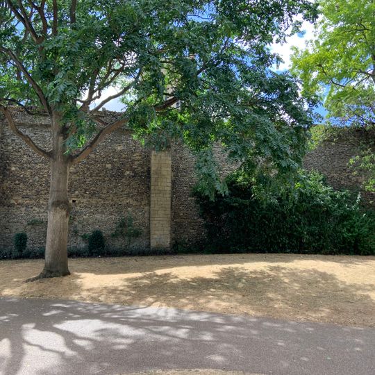 Ruins of Hall of Pleas and South Wall of Great Court