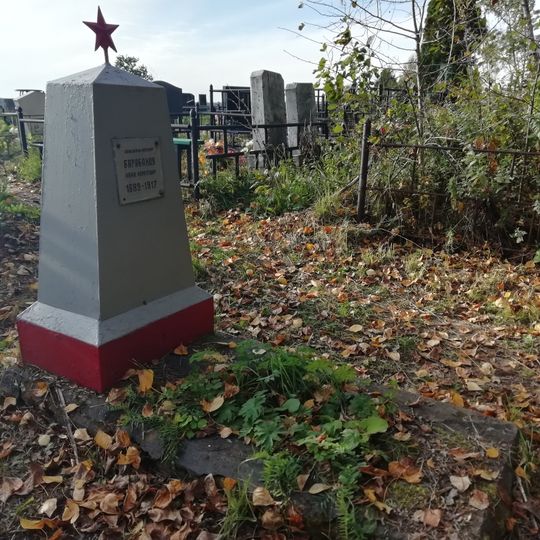 Могила профессионального революционера-большевика И.А. Баранова