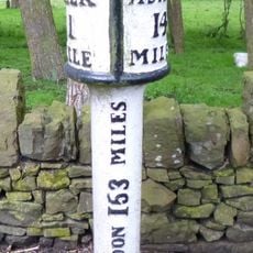 Milepost at NGR SJ 996 557