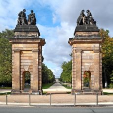 Orthostaten mit Venus und Adonis und Meleager und Atalante