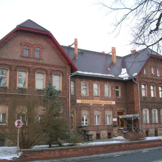 Gebäude des Reichsbahnambulatoriums Bahnhofsallee 3