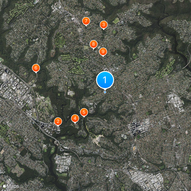 North Shore Map