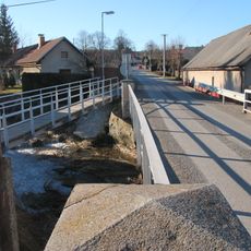 Lávka přes Litavku v Bohutíně u čp. 3