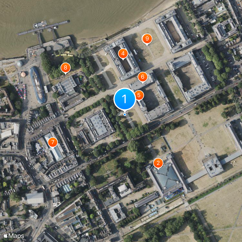 Royal Naval College Map