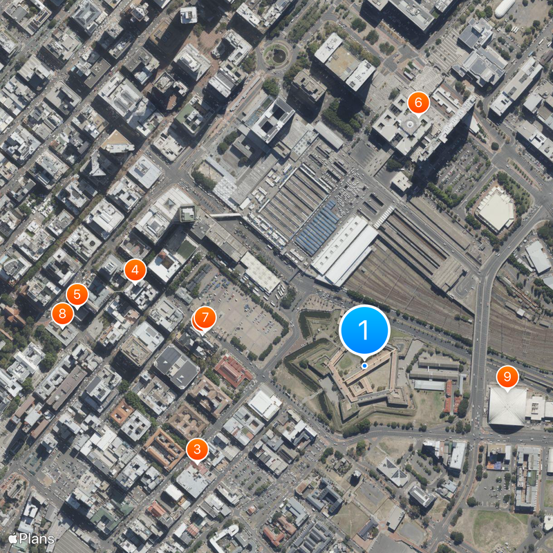 Castelo da Boa Esperança Mapa