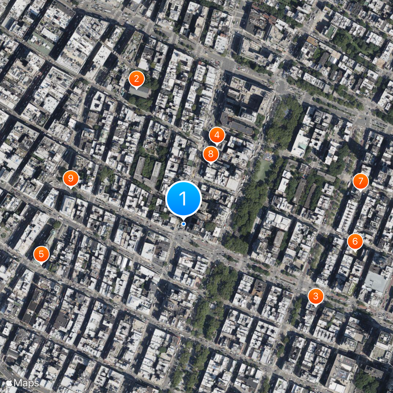 Bowery Ballroom Kaart