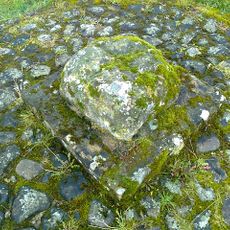 Wayside cross called Stony Cross on the A170 920m south east of Highfield House