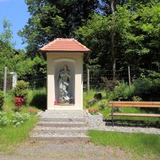 Nischen-/Kapellenbildstock, Figur, Zieglerkreuz Maria Immaculata