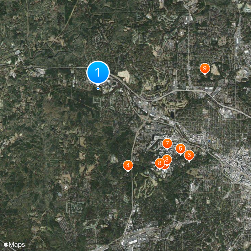 Bennett Place State Historic Site Map