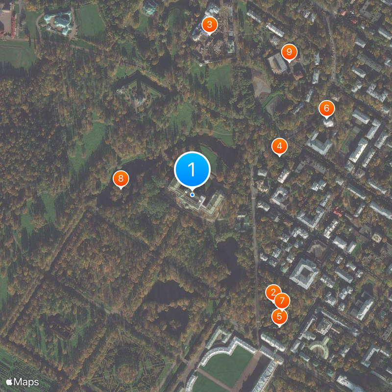 Palais Alexandre Carte