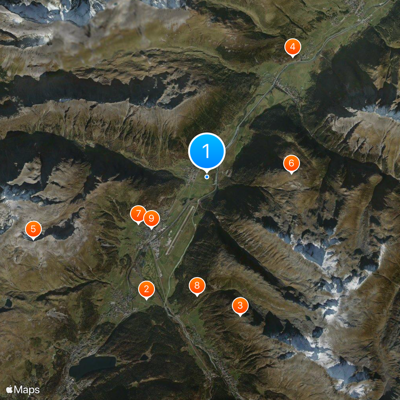 Engadin Map