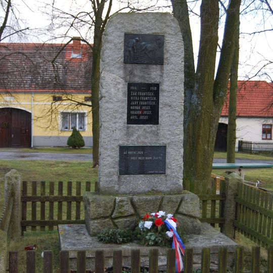 World War I memorial in Jamný