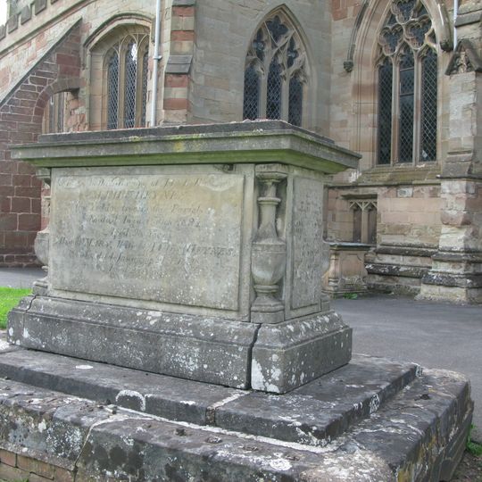 Haynes Memorial About 10 Metres South Of Chancel Of Church Of St Cassian