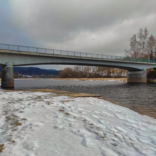 Most silnice III/1632 přes Vltavu v Nové Peci