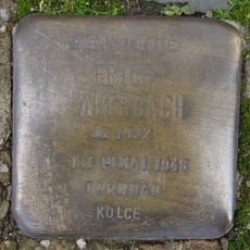 Stolperstein dedicated to Erich Auerbach