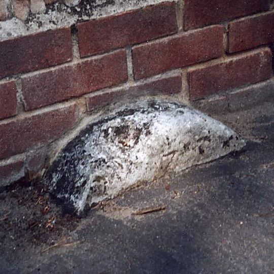 Milestone, Norwich Road, by No. 58