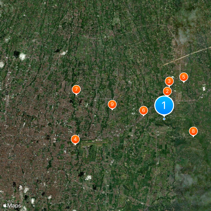 Ratu Boko Temple Map
