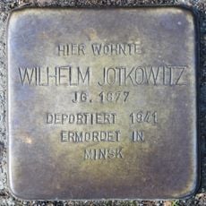 Stolperstein à la mémoire de Wilhelm Jotkowitz