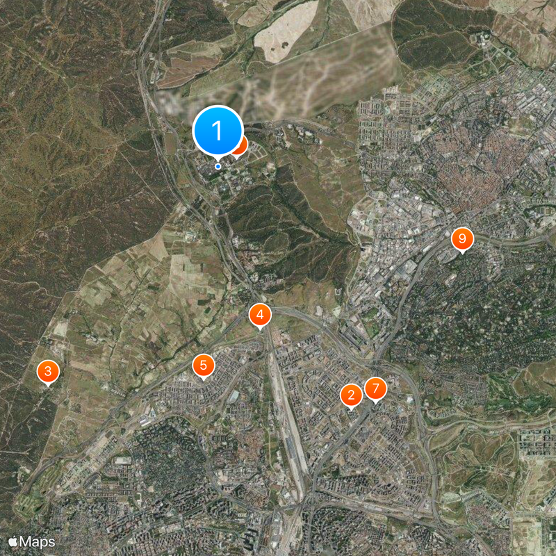 Autonomous University of Madrid Map