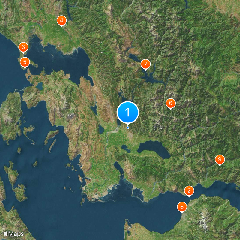 Aetolia-Acarnania Regional Unit Map