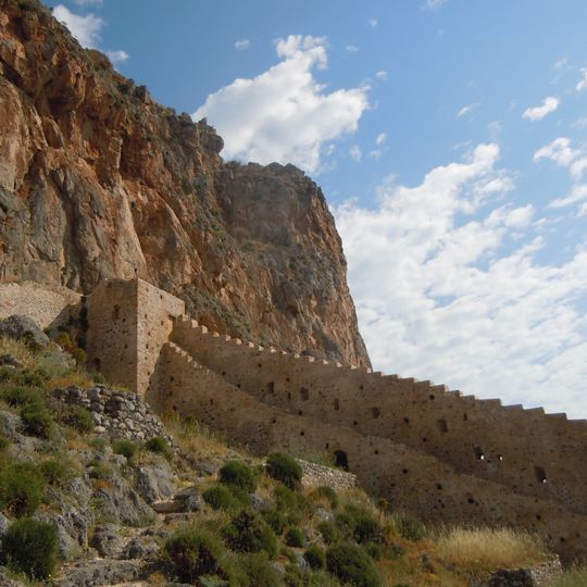 East Wall of Lower town of Monemvasia