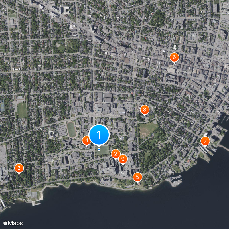 Queen's University Map