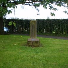 Plague stone at NGR SJ 986 551