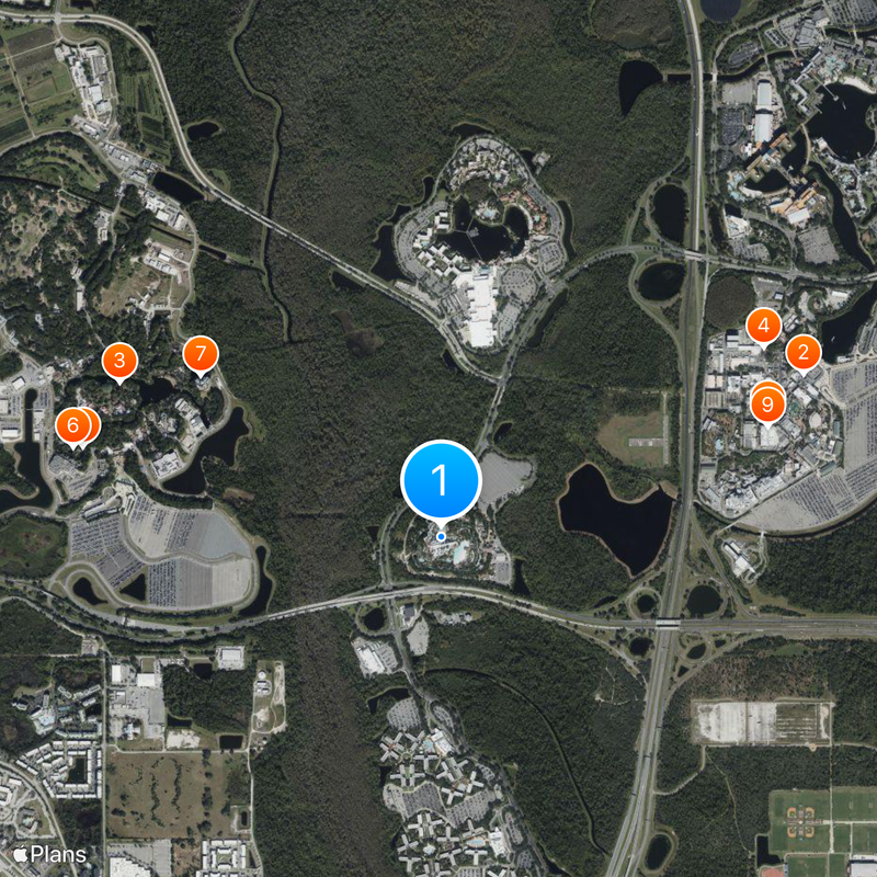 Disney's Blizzard Beach Mapa