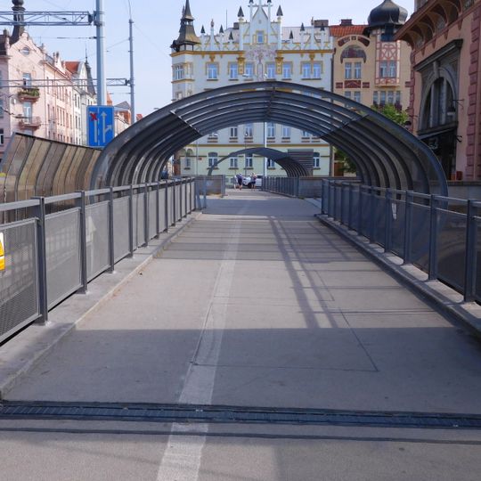 Jižní lávka u nádraží Plzeň-Jižní Předměstí