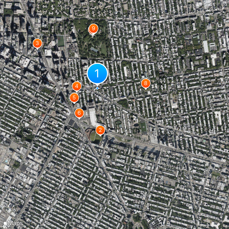 Fort Greene Harita
