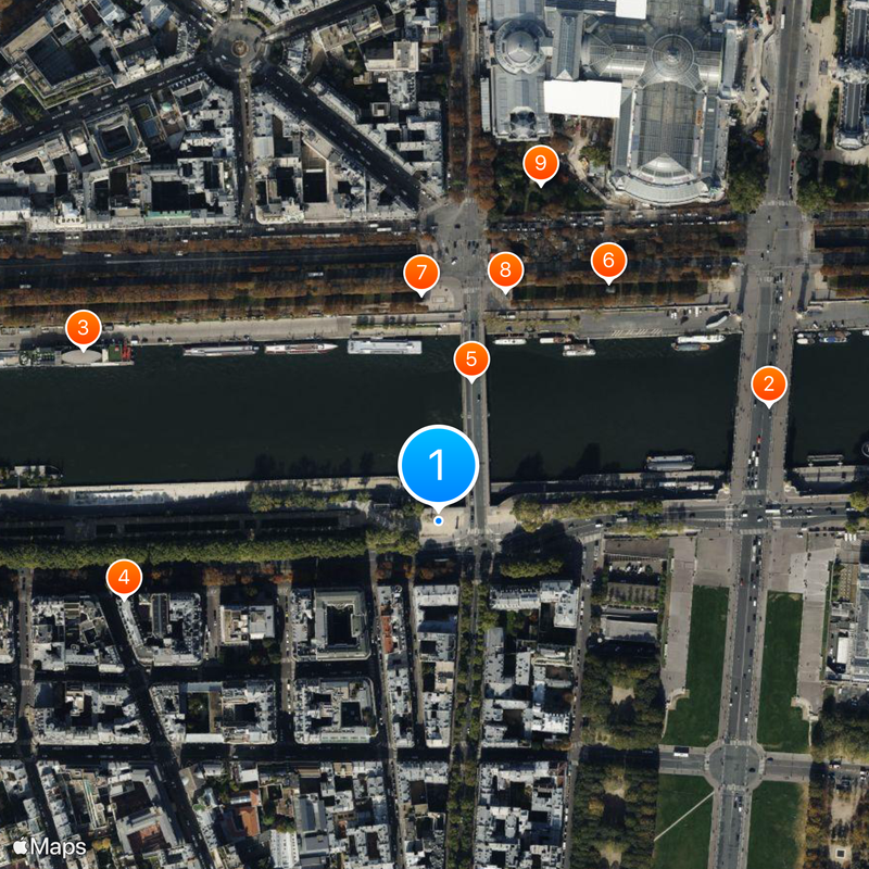 Quai d'Orsay Map