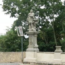 Socha svatého Floriána v Zámecké ulici v Mnichově Hradišti