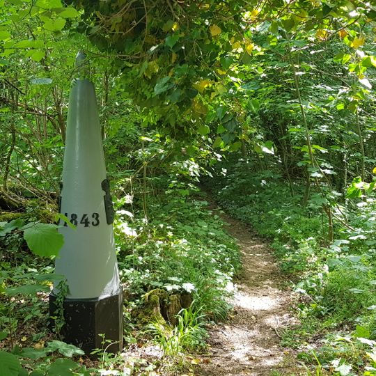 Belgium-Netherlands boundary stone no. 53