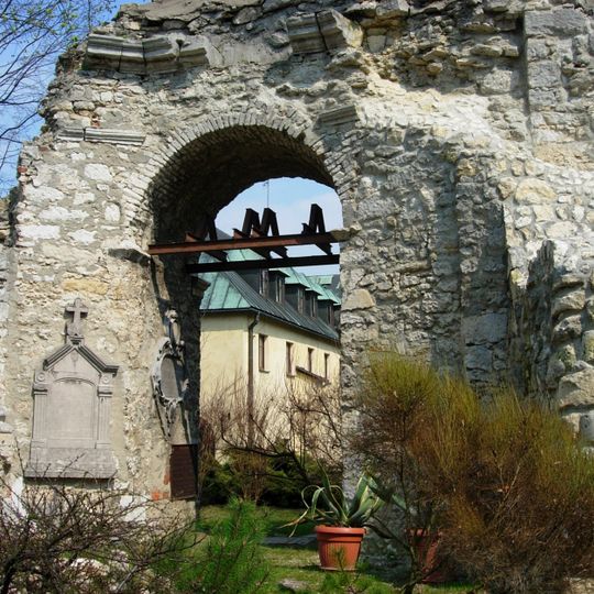 Pozostałości kościoła , lata 1637-1648