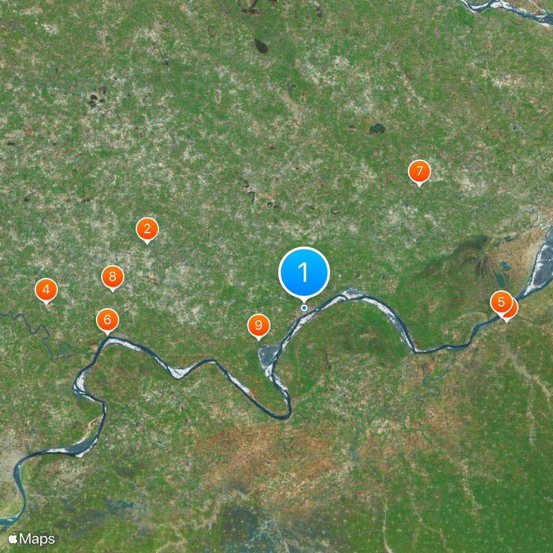 Ghazipur district Map