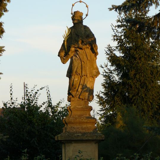 Horní Stakory - socha svatého Jana Nepomuckého