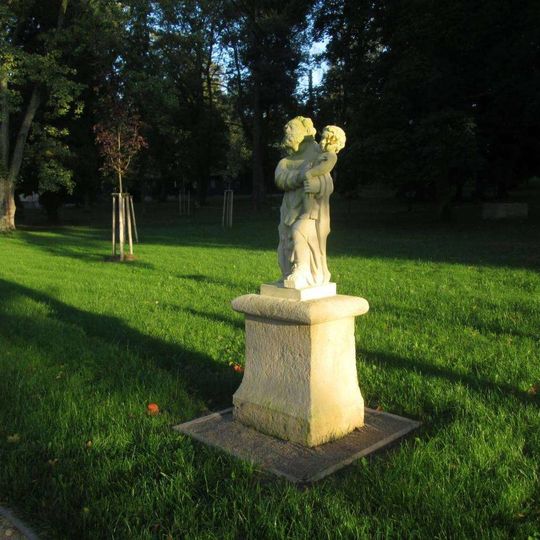 Socha svatého Josefa v Liblíně v parku