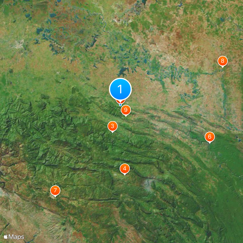 Temple of the Inscriptions Map