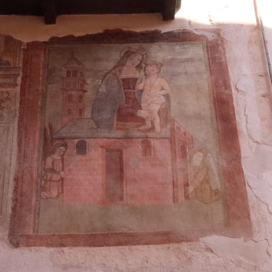 Affresco Beata Vergine di Caravaggio