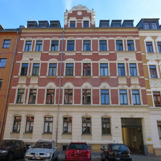 Mietshaus in geschlossener Bebauung konzipiert Ludwigstraße 34