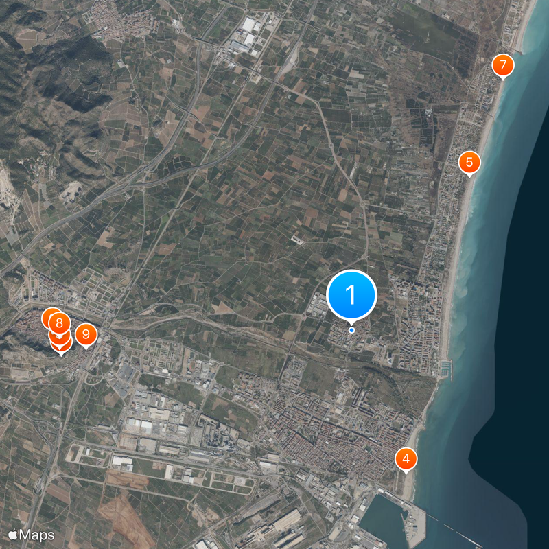 Canet d'en Berenguer Map