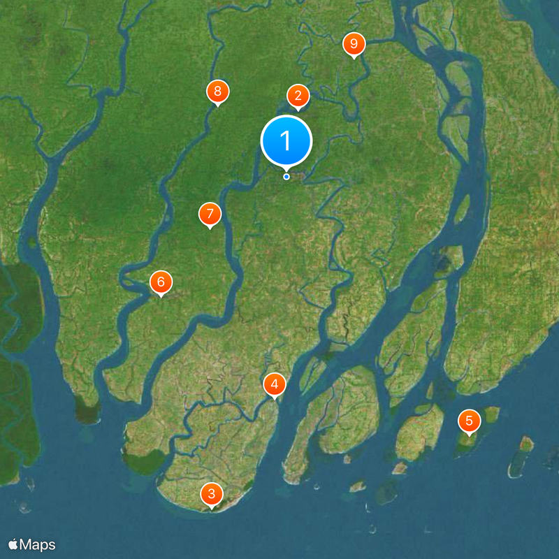 Patuakhali District Map