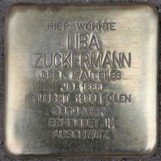 Stolperstein für Liba Zuckermann