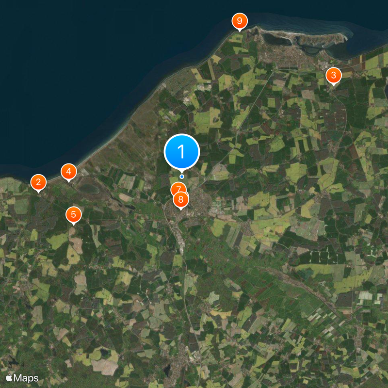 Truppenübungsplatz Putlos Map