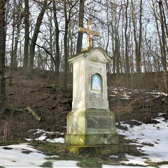 Kříž u hřiště v Žibřidicích