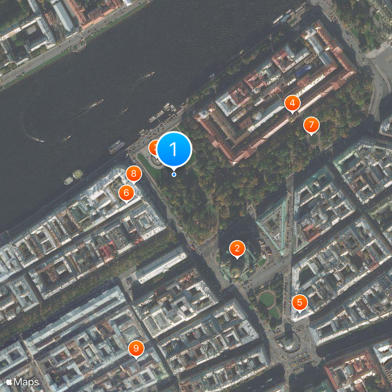 Senate Square Map